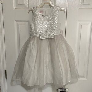 Marmellata White Sparkle Kids Dress